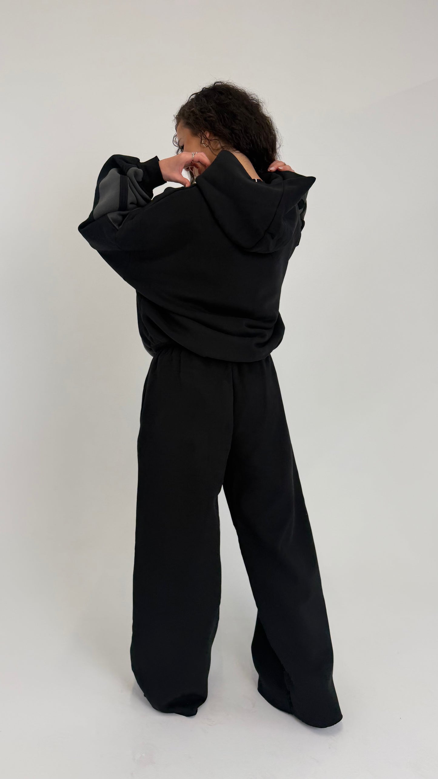 SKYL VOID Wide Leg Bottoms - Black
