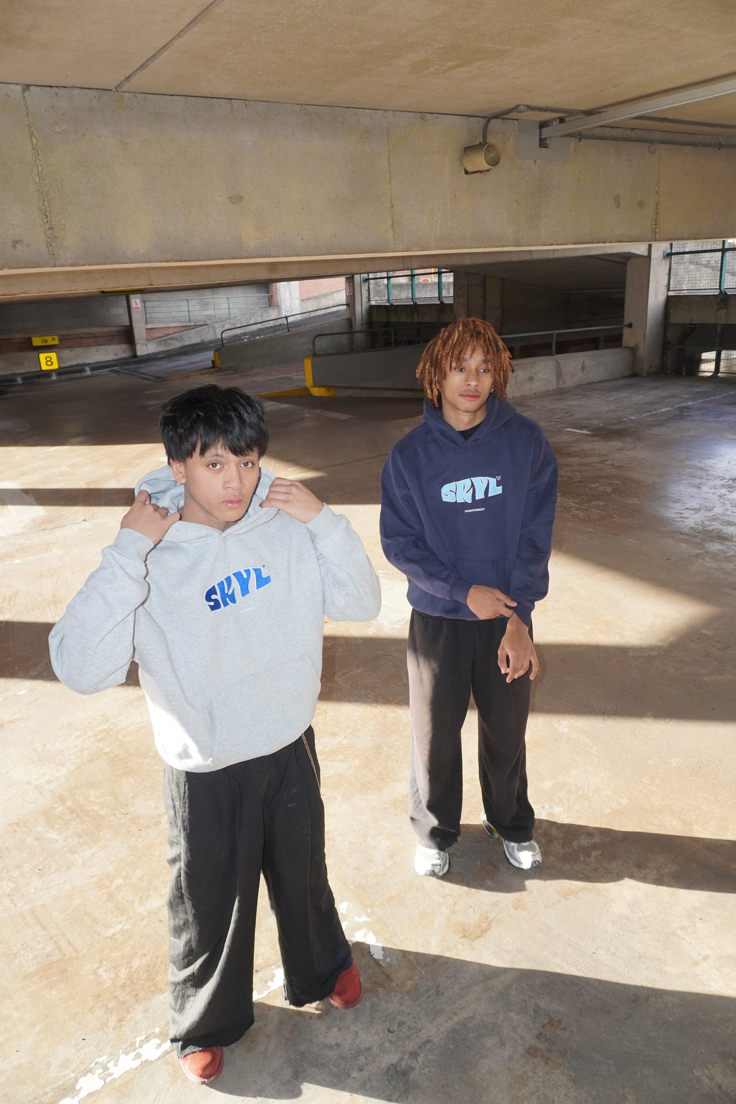 SKYL Signature Hoodie - MARL GREY