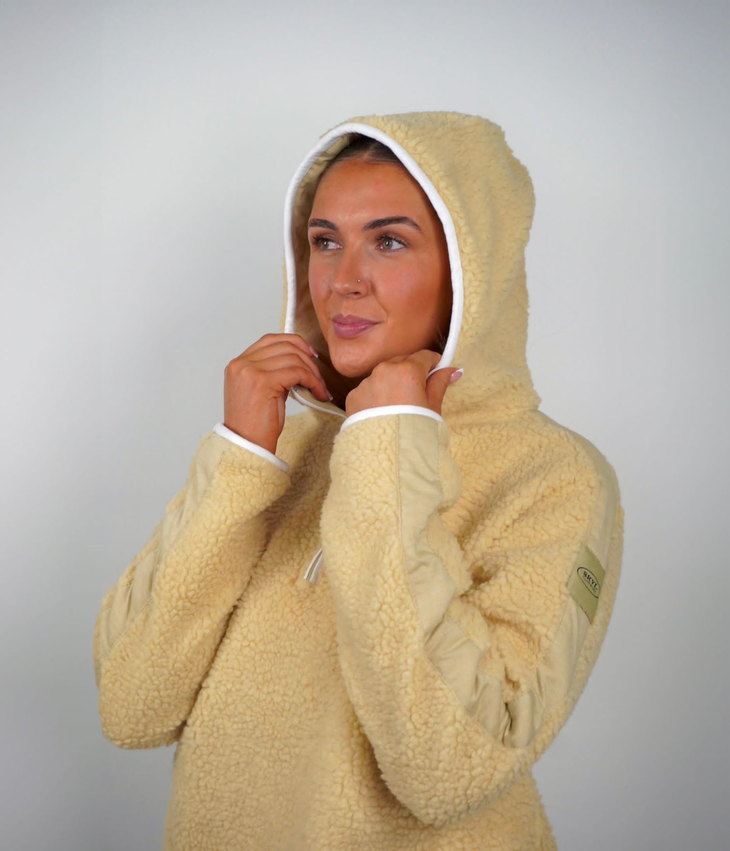 Teddy Bear Hoodie (Beige)