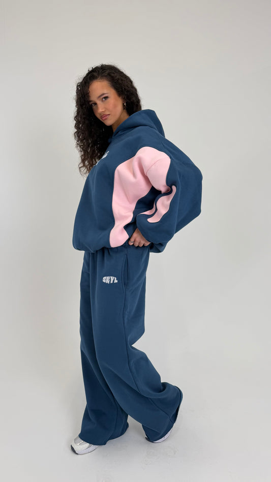 SKYL VOID Wide Leg Bottoms - Navy