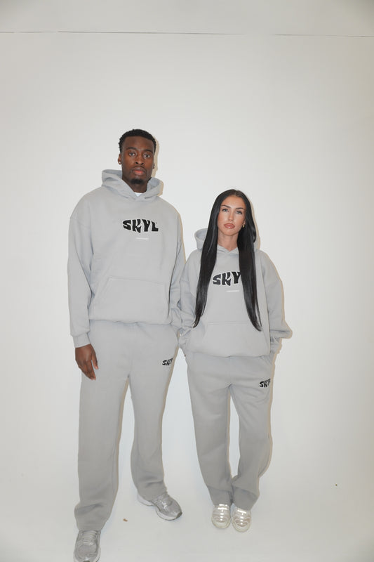 SKYL Signature Hoodie - GREY/BLACK
