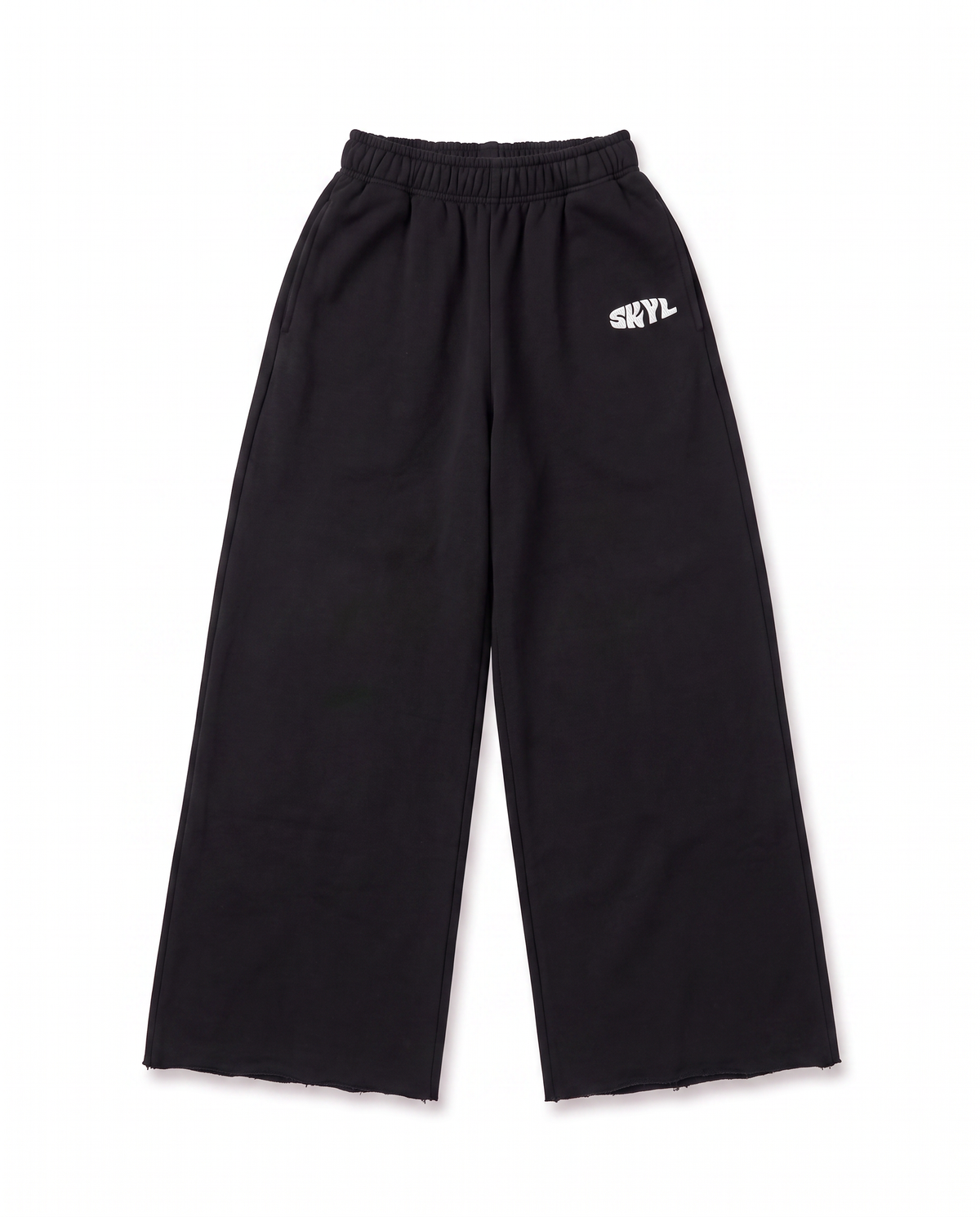 SKYL VOID Wide Leg Bottoms - Black