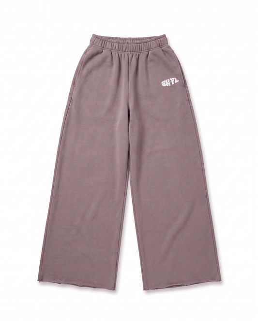 SKYL VOID Wide Leg Bottoms - Mauve