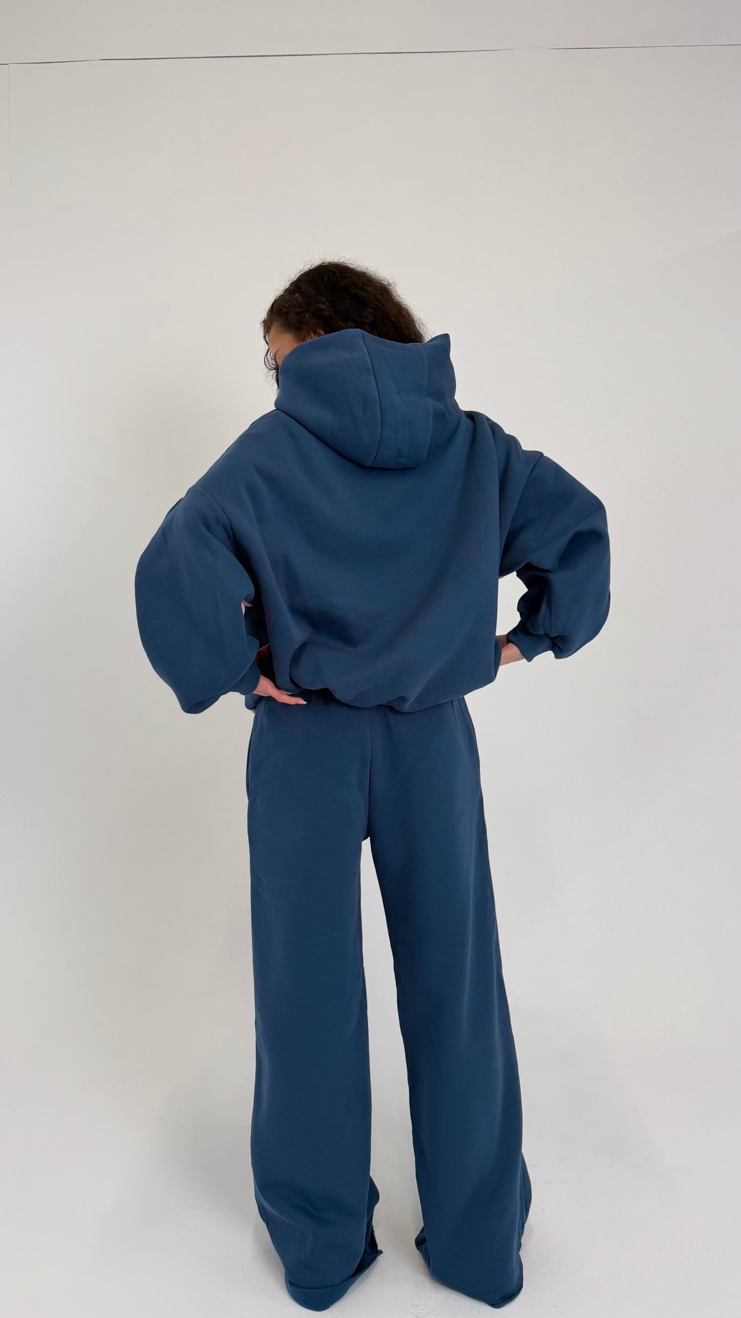 SKYL VOID Wide Leg Bottoms - Navy