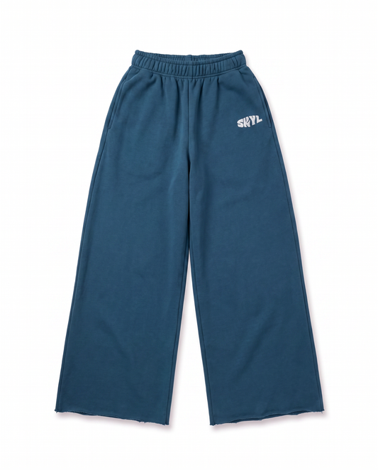 SKYL VOID Wide Leg Bottoms - Navy