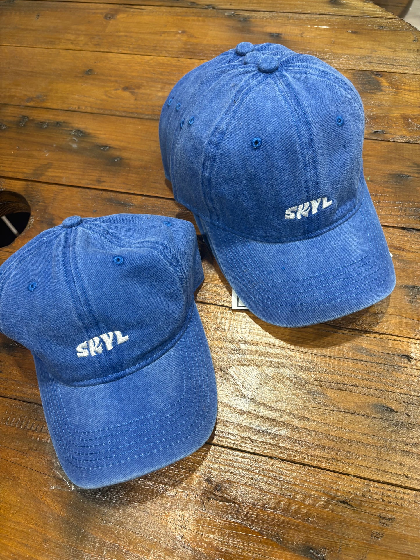 Sun-Faded Signature Cap - Blue