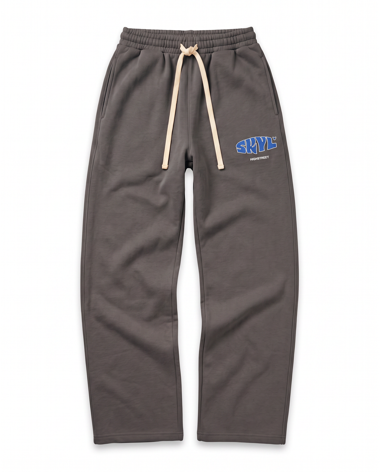 New SKYL Straight Leg Bottoms - Dark Grey