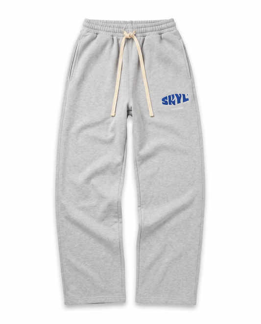 SKYL Signature Straight Leg Bottoms - Marl Grey