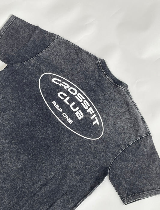 Crossfit Club Tees- Grey